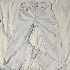 True Religion White Skinny Jeans